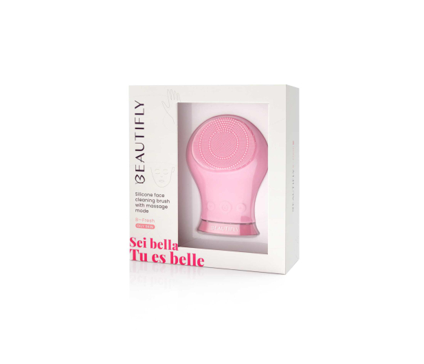 Beautifly Szczoteczka soniczna do mycia twarzy  B-Fresh Pink - 1118365 - zdjęcie 3